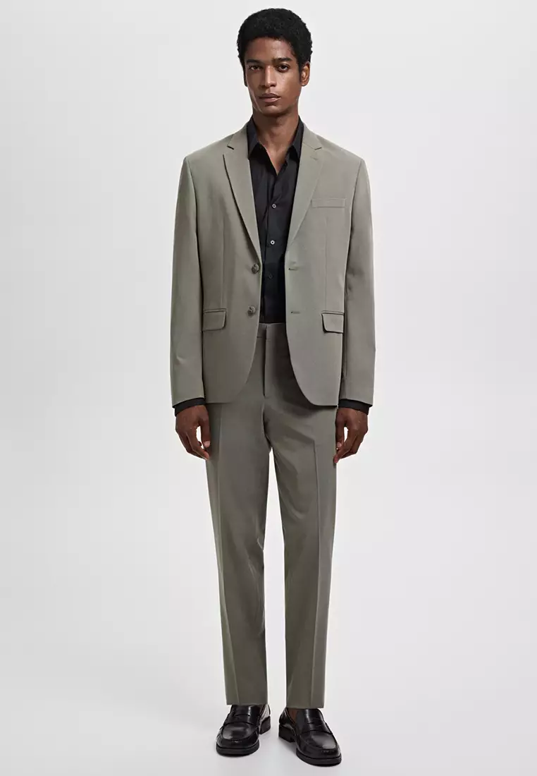 Slim Fit Cotton Suit Shirt