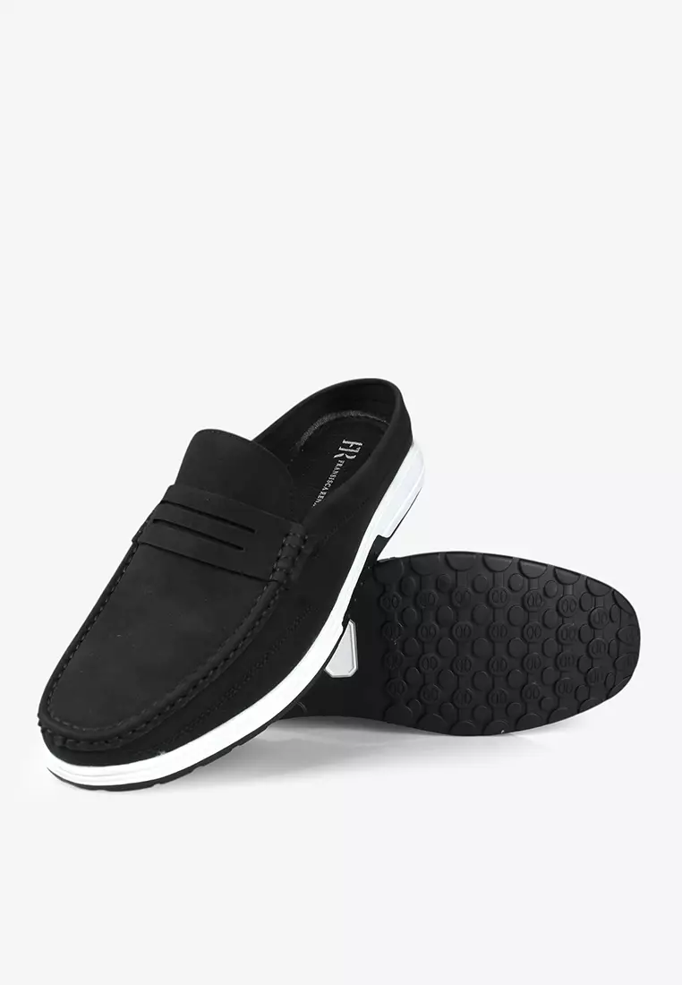 Sepatu Bustong Mules Pria Anti Slip M.Onyx 02 Black