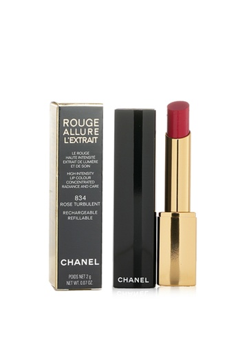 Chanel CHANEL - Rouge Allure L'extrait Lipstick - # 834 Rose Turbulent  2g/. 2023 | Buy Chanel Online | ZALORA Hong Kong