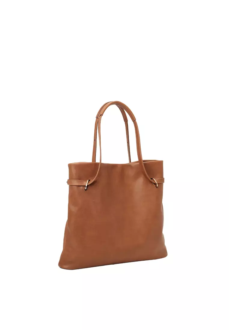 Empiricism Bucket Tote Bag - Caramel