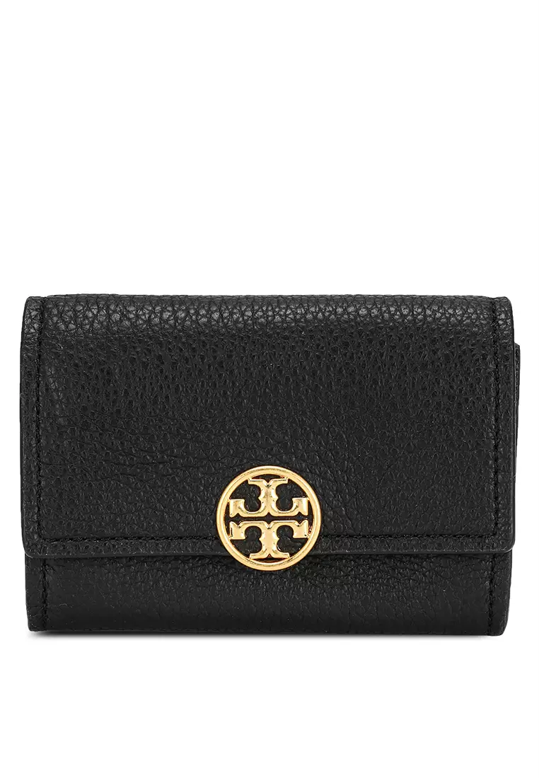 Tory Burch Robinson Floral Saffiano Leather Card Case Mini Wallet