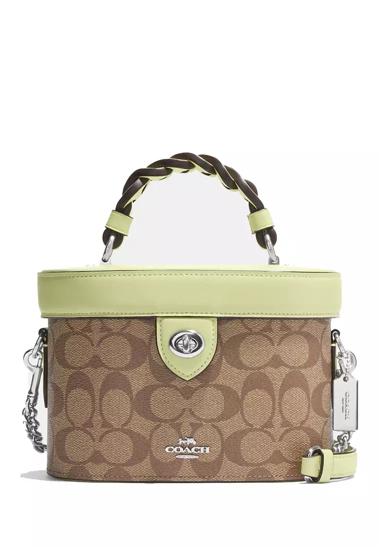 Coach signature best sale gazette crossbody