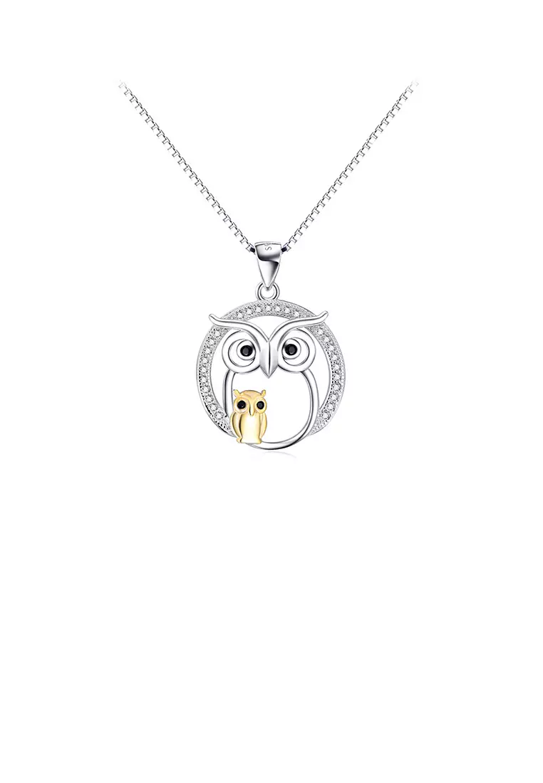 Buy Glamorousky 925 Sterling Silver Fashion Temperament Two tone