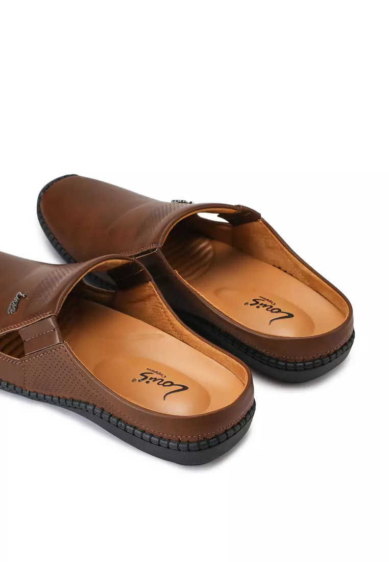 Cutout Backless Loafers