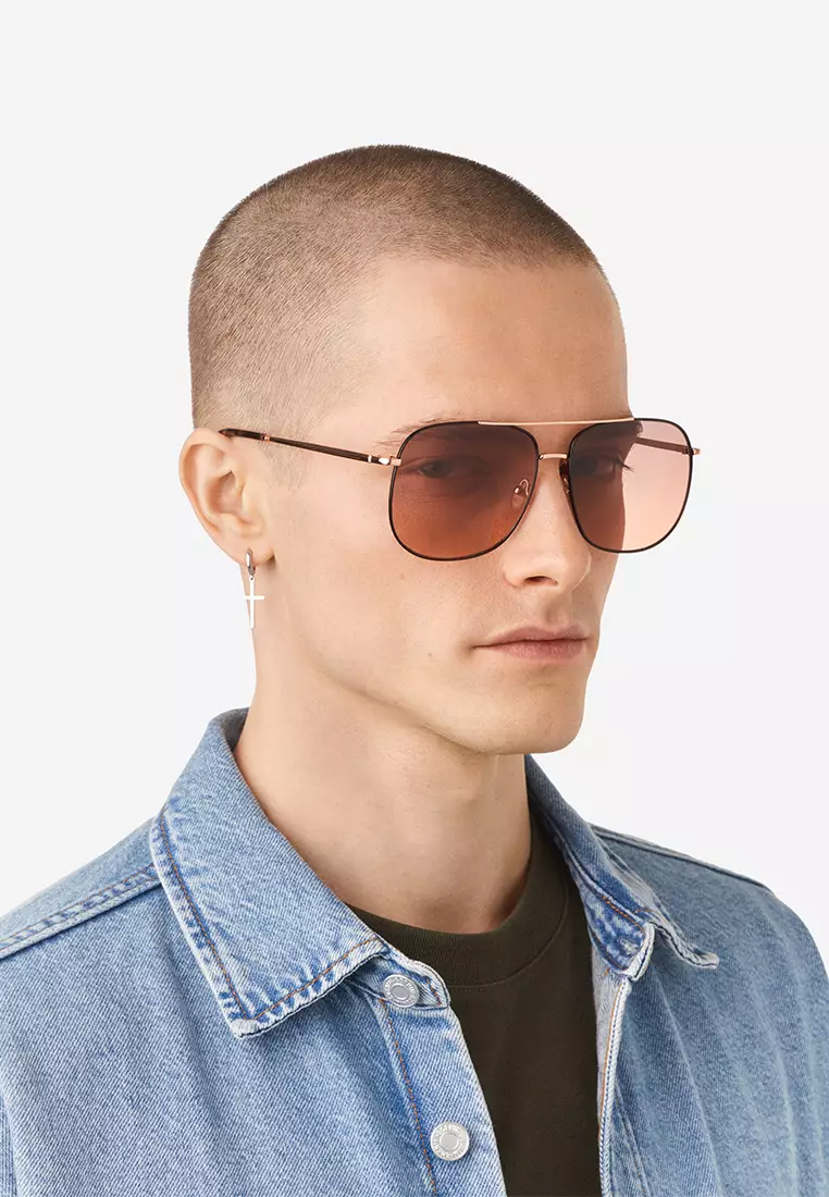 HAWKERS Black Buganvilla Swag Sunglasses For Men And Women, Unisex. Official Product Designed In Spain