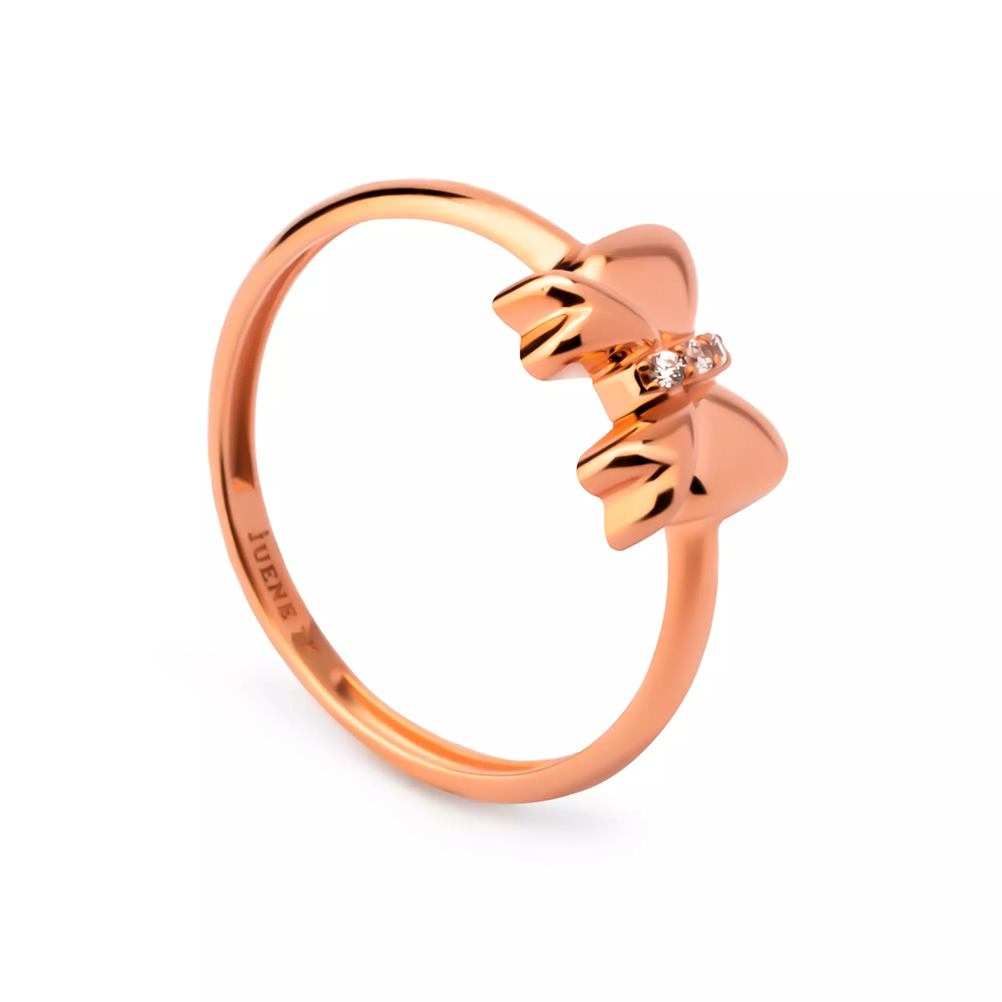 Cincin Emas 7k - Riana Gold Ring - Bubbly Collection - Juene Jewelry