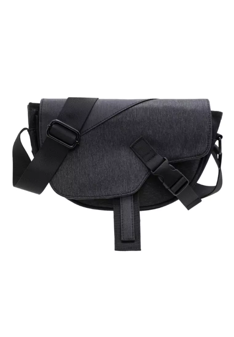 Men's Half Moon Crossbody Sling Bag EBK 40110