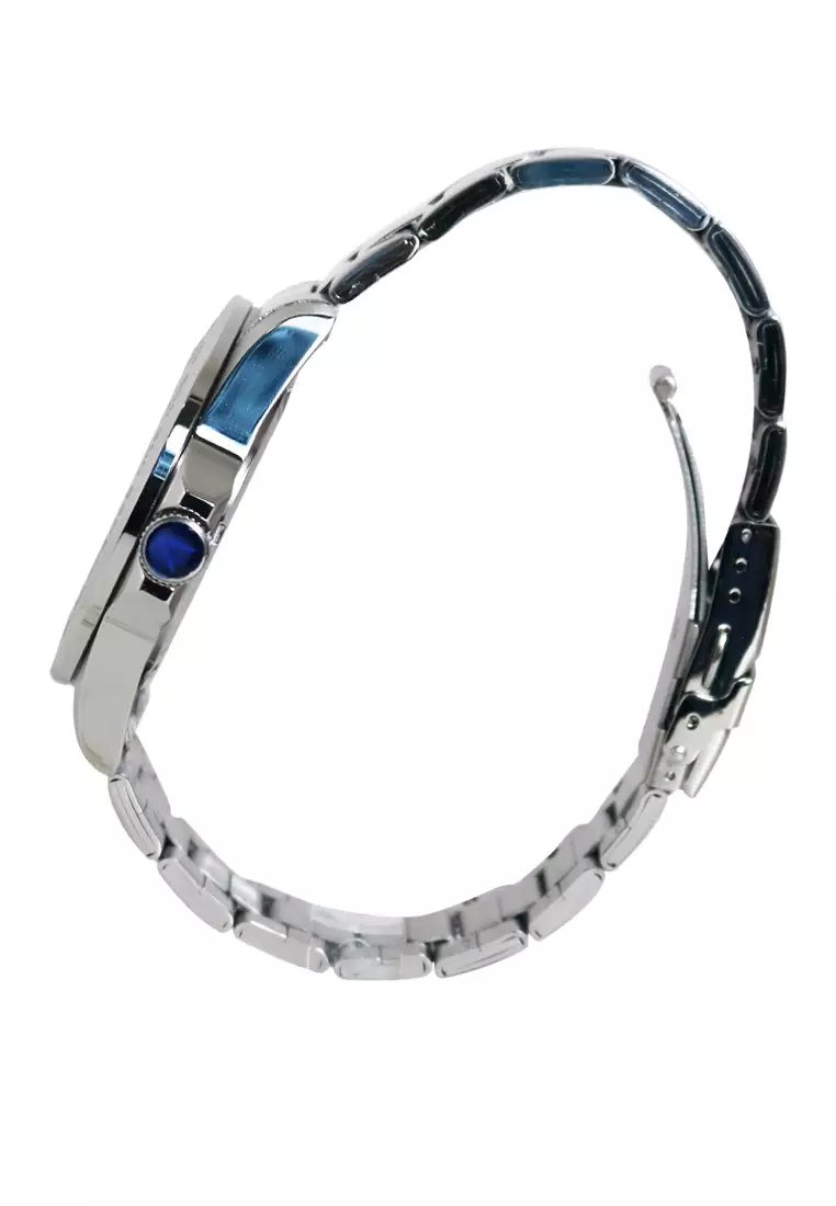 Axis Charles Silver Stainless Steel Analog Quartz Unisex Watch AH1356-0103