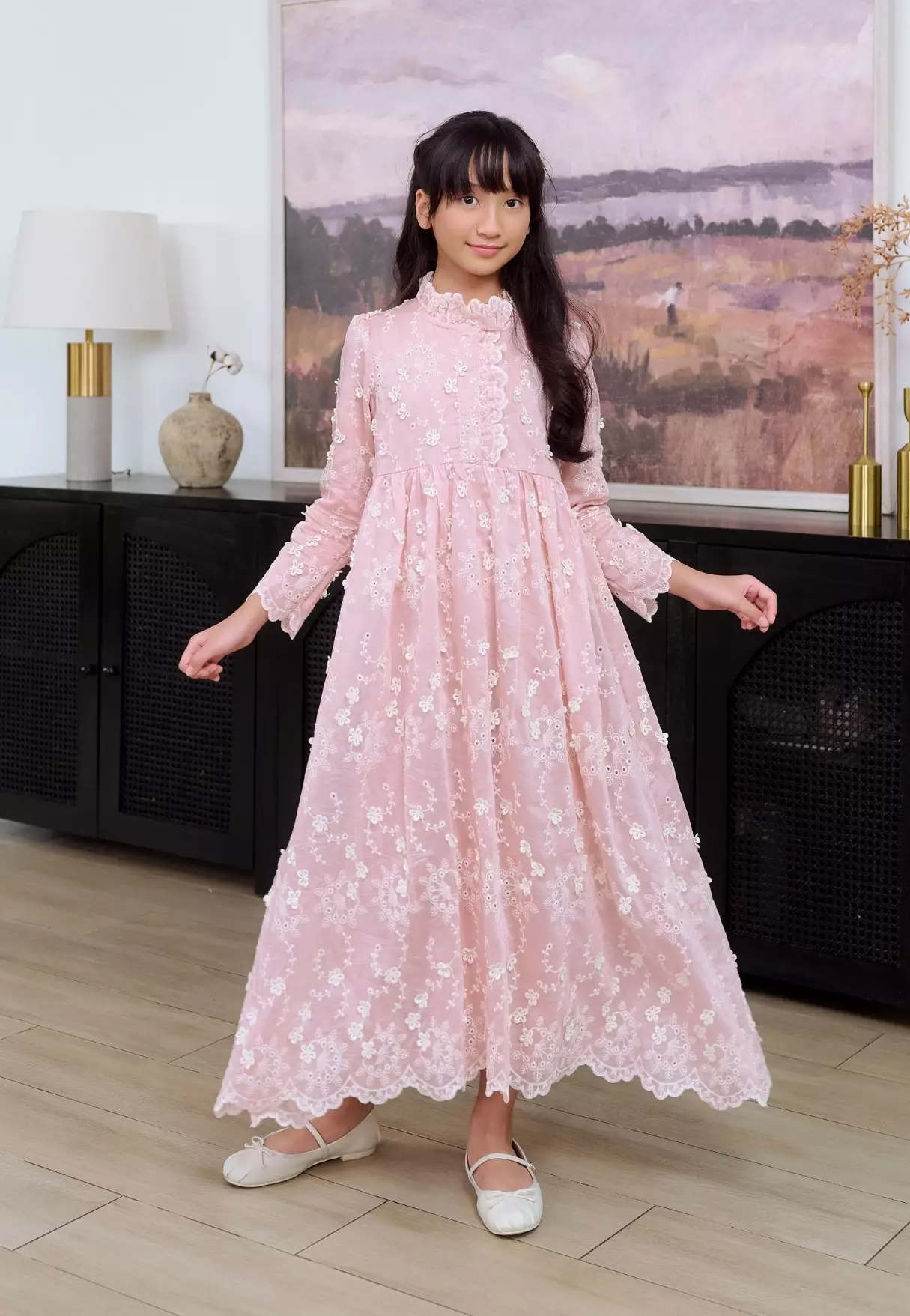 Kyra Dress - Blush Kids