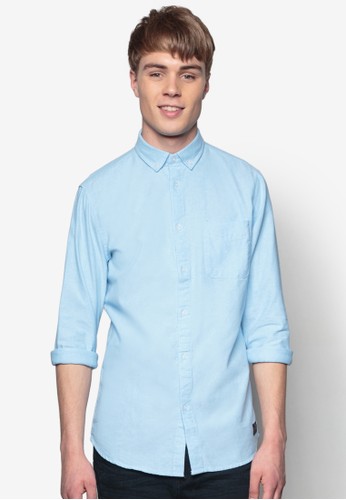 Biesprit outlet 家樂福ge 純棉長袖襯衫, 服飾, 素色襯衫