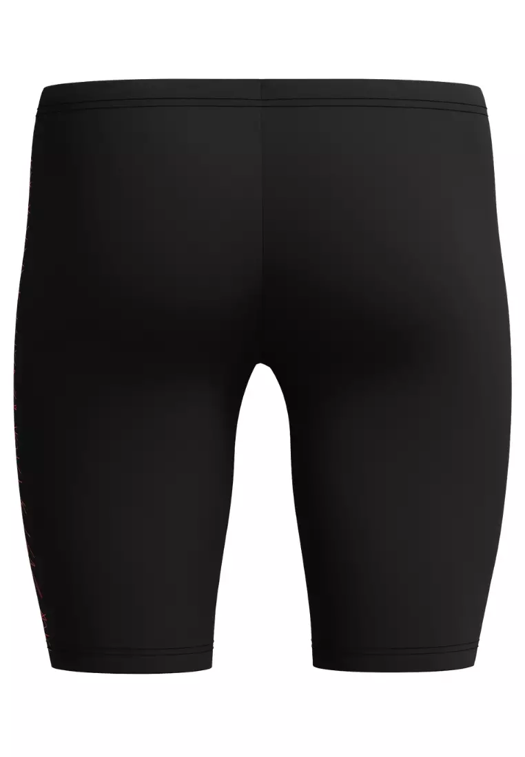 Subtle Boom Medley Logo Jammer (Black Neon Coral)