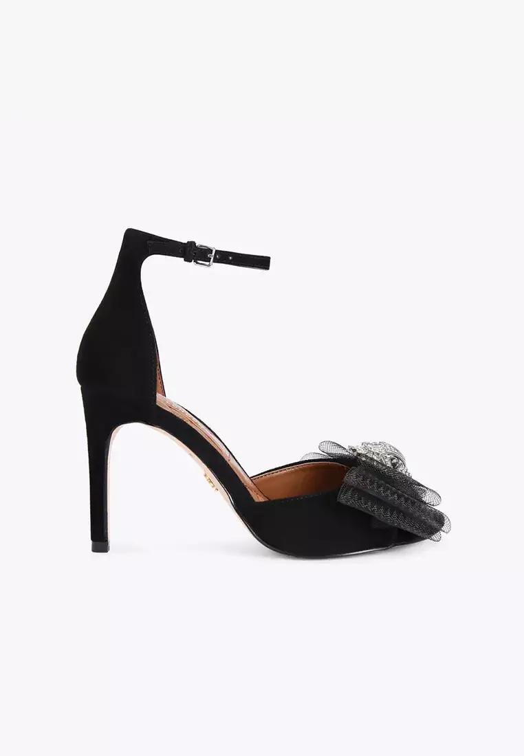 Discount on Kurt Geiger  shoes - SKU: Kensington Bow Sandal Black