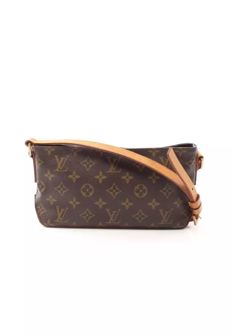 Buy Louis Vuitton Pre-loved LOUIS VUITTON Pochette Accessoires monogram  Handbag PVC leather Brown With optional shoulder strap 2023 Online