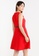 G2000 red Bi-Stretch Twill Dress with Belt 4BB45AAF8992B8GS_2