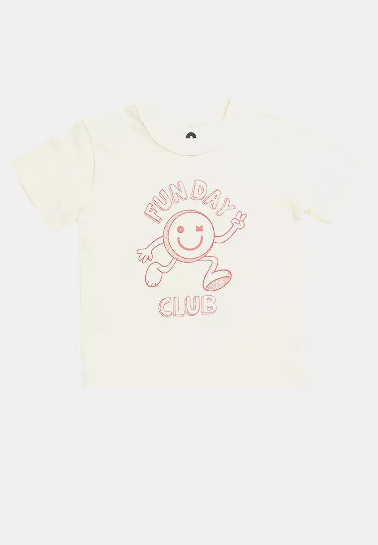 Poppy Oversized Graphic Print Tee