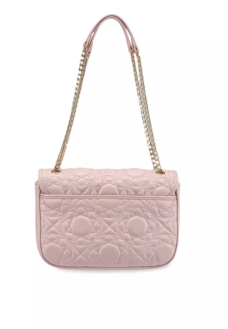 Diamond Quilted Chain Shoulder Bag (nt)