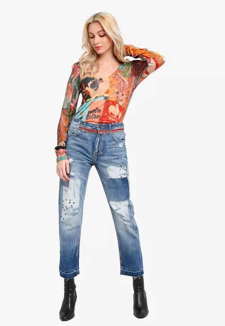 Studs Boyfriend Jeans