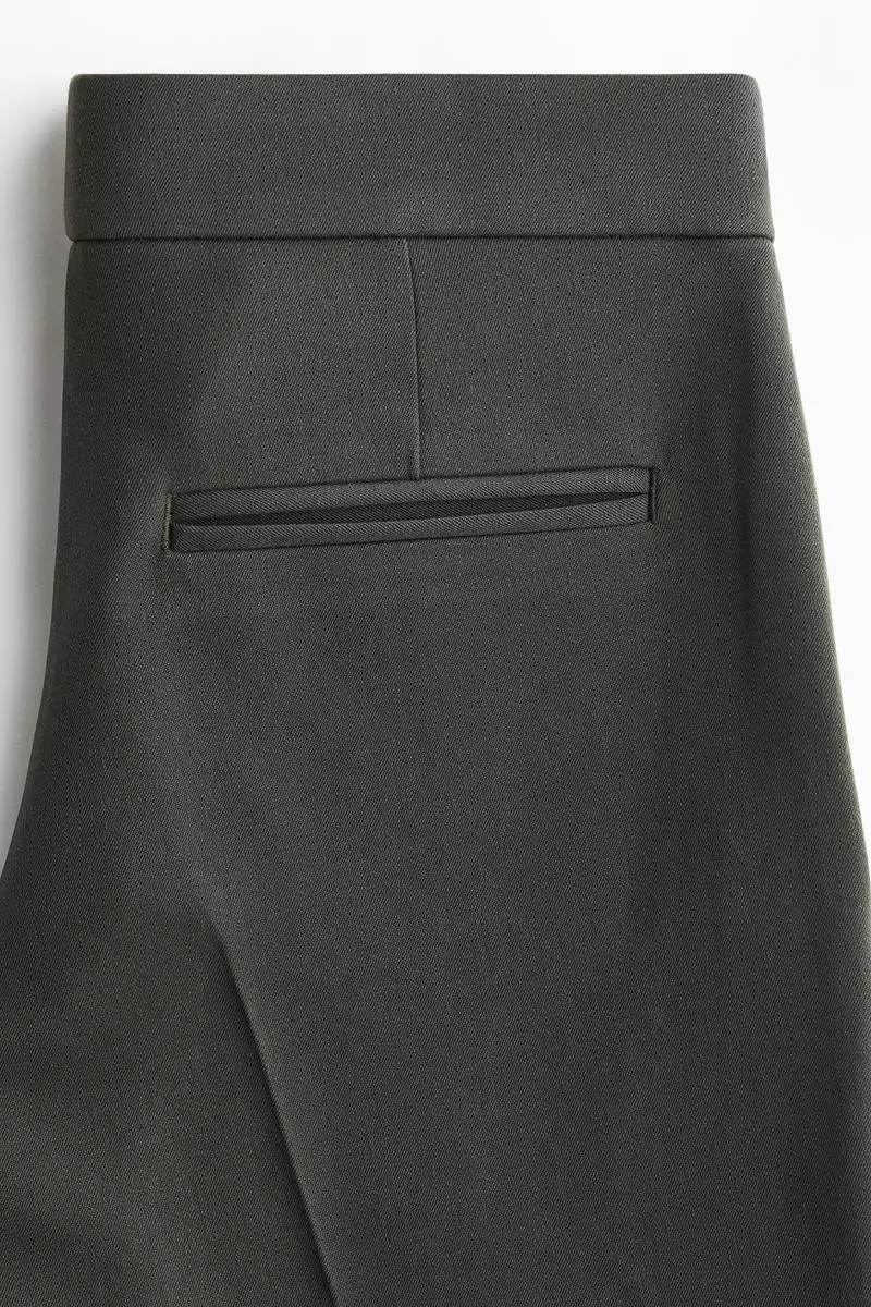 Flared tailored trousers