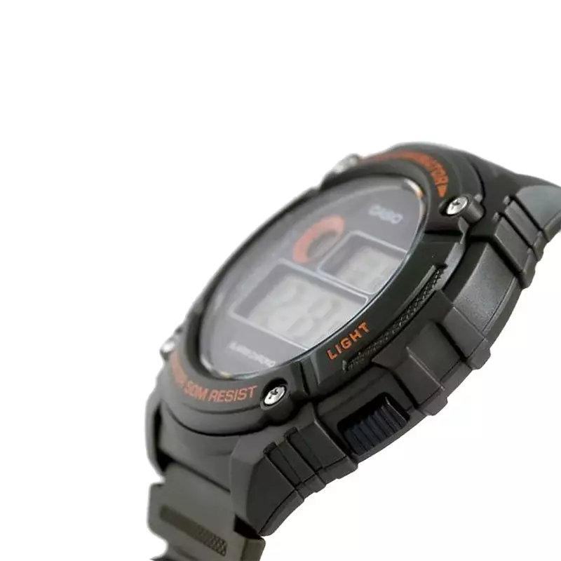 Jam Tangan Pria Casio W-216H-1AVDF - Digital - Resin Band