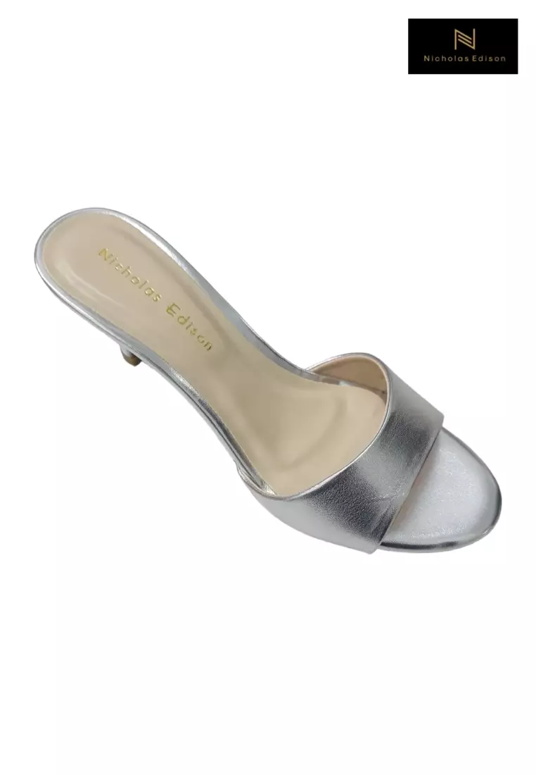 Nicholas Edison Heel Florence Silver