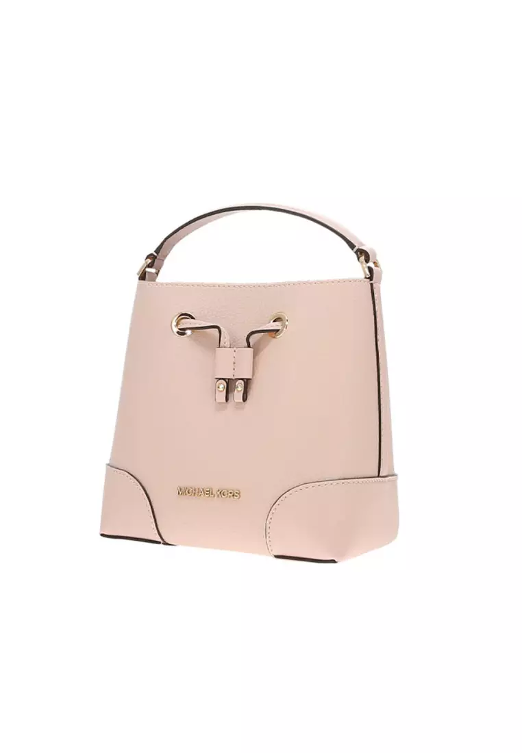 Michael kors pink bucket bag online