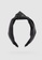 Urban Revivo black Faux Leather Knotted Headband EA46FACE540519GS_3