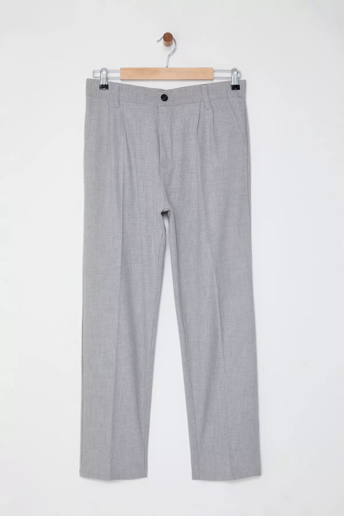 Baggy Fit Pleated Trousers