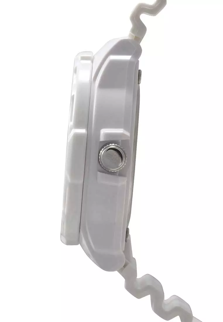 Casio Jam Tangan Wanita - White Blue - Silicon - LRW-200H-2CVDF
