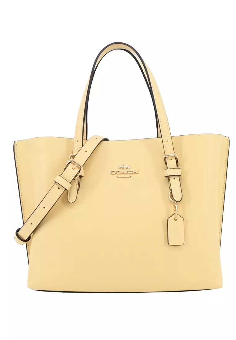 Buy Coach Coach Mollie Tote 25 Vanilla Online ZALORA Malaysia