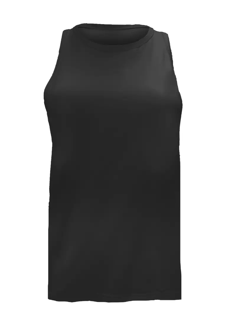 Loose Fit Training Tank Top with Reflective Strips Activewear for Women