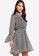 ZALORA multi and navy Buttoned Down Dress With Elastic Waist 23BAFAA8438F50GS_1