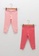 LC Waikiki pink Basic Baby Girl Pajamas Trousers 2 Pack 66ED5KA04BAC50GS_2