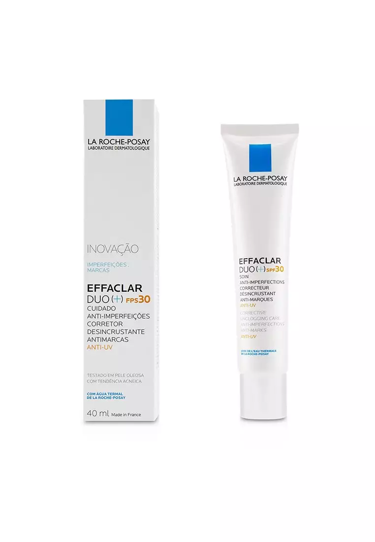 Effaclar Duo (+) Corrective Unclogging Care Anti-Imperfections Anti-Marks Spf 30 40ml/1.35oz