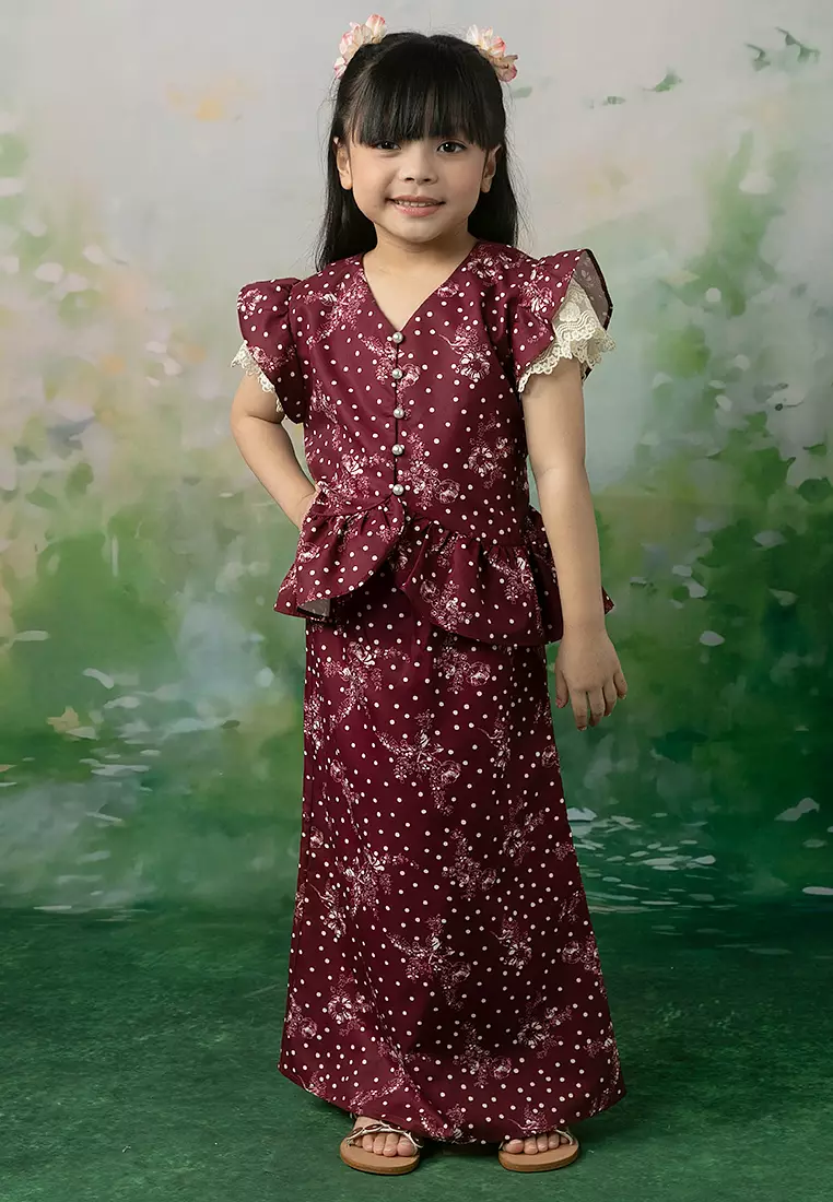 Hasna Top with Skirt Set