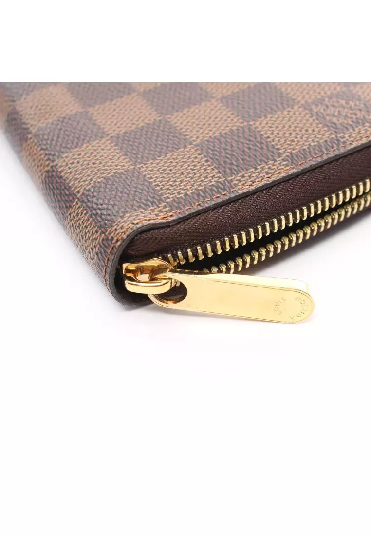 Buy Louis Vuitton Pre-loved Louis Vuitton zippy wallet Damier ebene ...