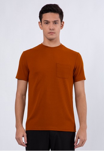 brown t shirt