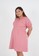 Sorabel pink Alina V Neck Mini Dress Big Size Pink 03D35AABE2ADEAGS_1