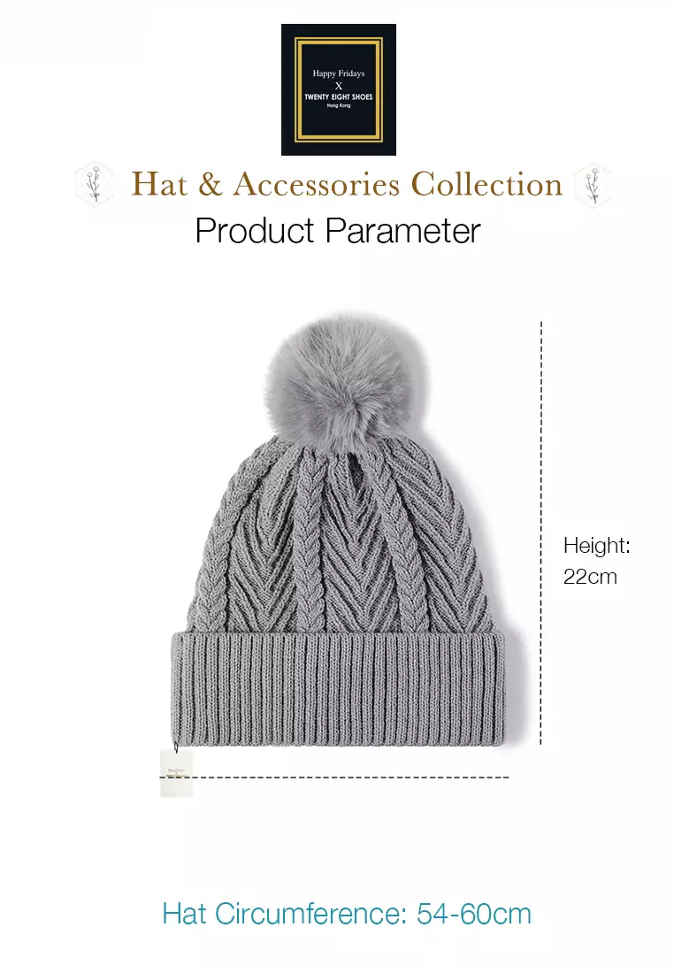 Extra Warm Inner Faux Woolen Knit Beanies JW MC-23B050