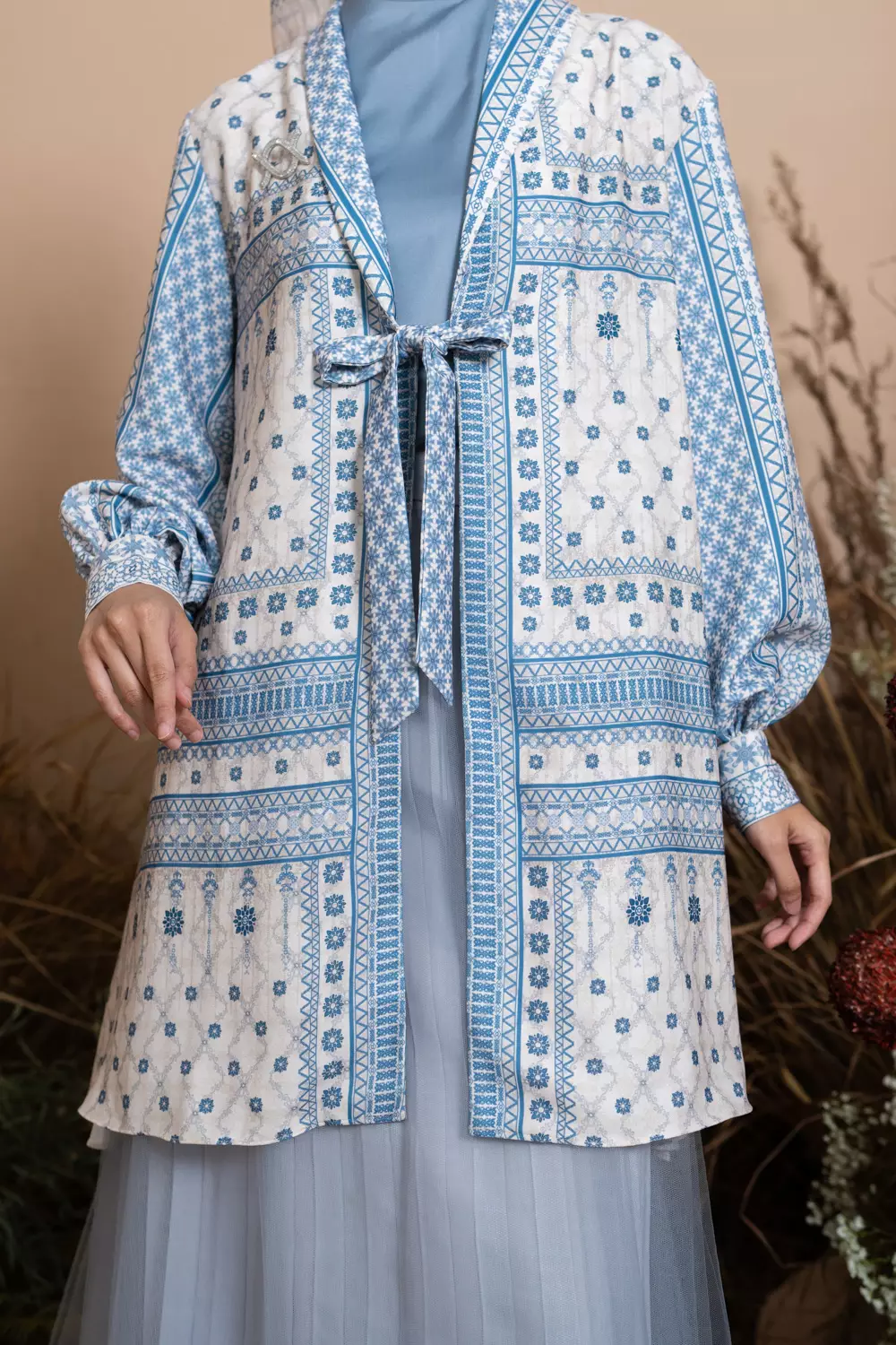 Klamby - Mariri Outer Tunic Serene Azure