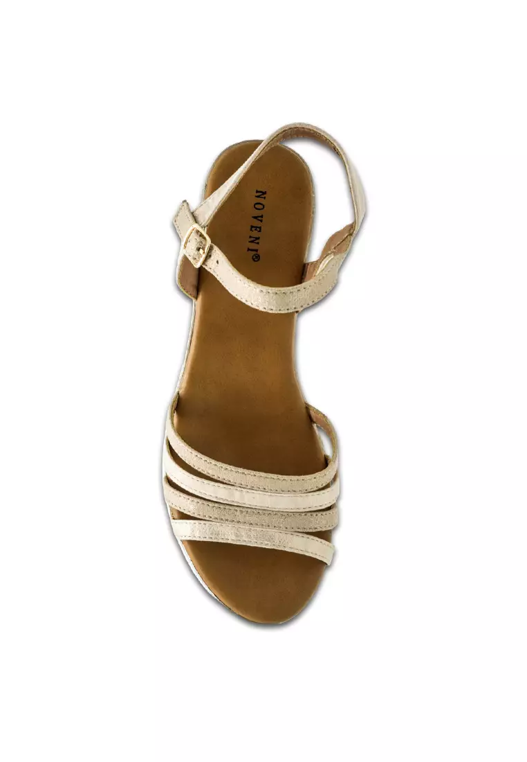 Sling Back Solid Tone Casual Heels