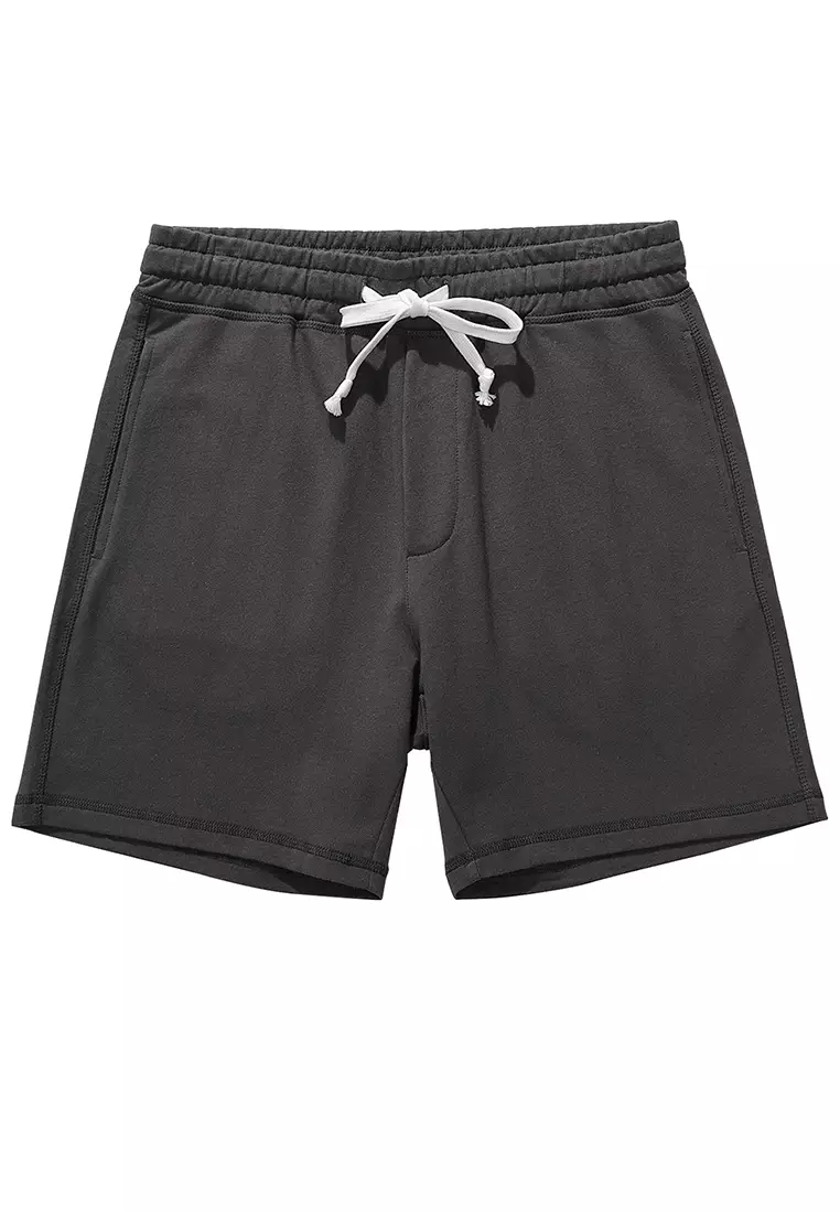 Buy Lara 5.5 inch men's summer cotton solid color shorts in 2024