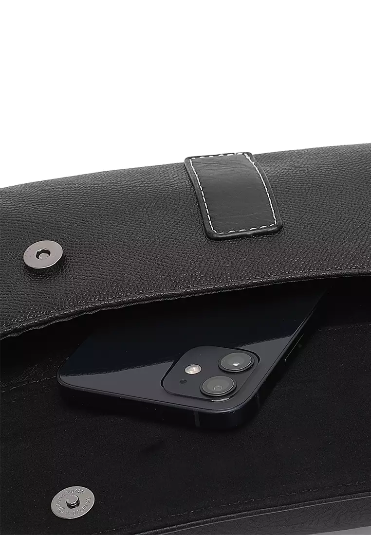 Men's Waist Bag / Belt Bag / Chest Bag - Black