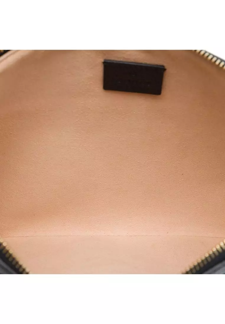 Pre-Loved Gucci Calfskin Web Ophidia Clutch