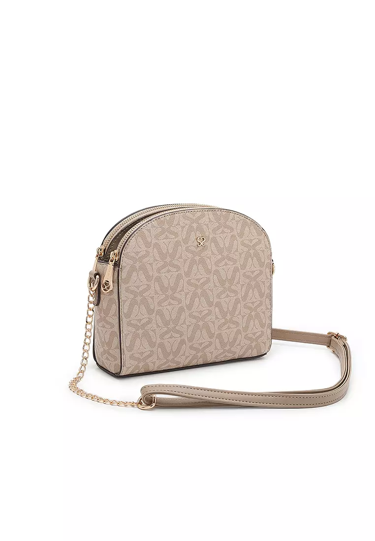 Women's Sling Bag / Crossbody Bag - Beige