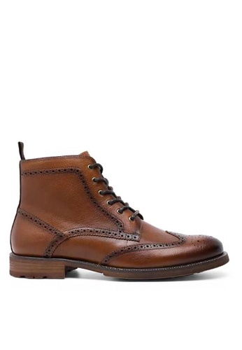 Twenty Eight Shoes Rye Leather Brogue Boot 816301 B3400SH5EAEE84GS_1