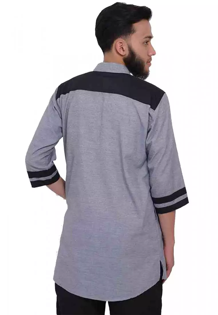 Zayidan Baju Koko Gamis Muslim Pria Izzat - Abu