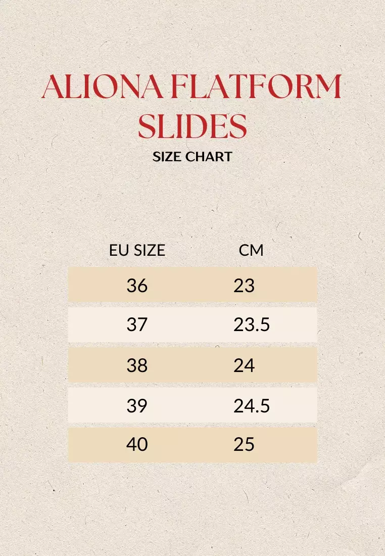 Aliona Flatform Slides