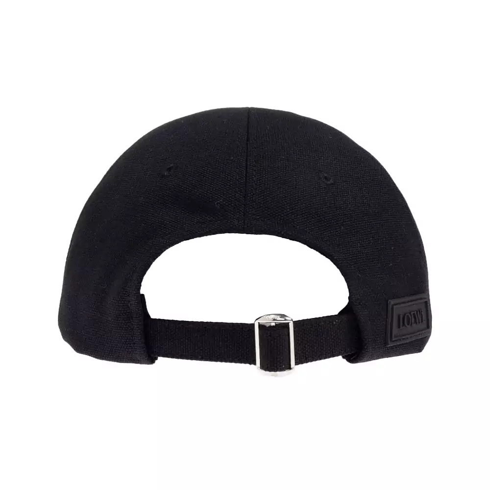 Anagram Patch Canvas Cap Black