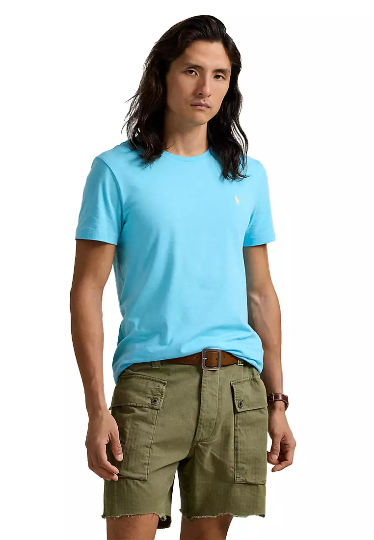 Custom Slim Fit Jersey Crewneck T-Shirt