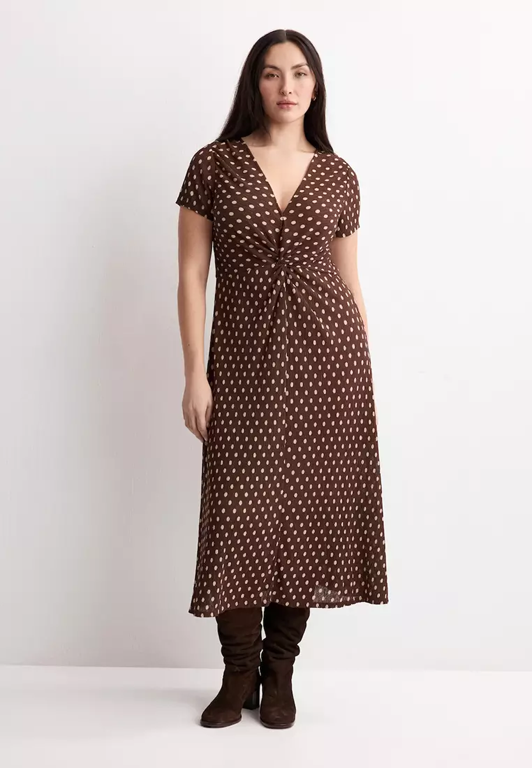 Printed Midi-Dress